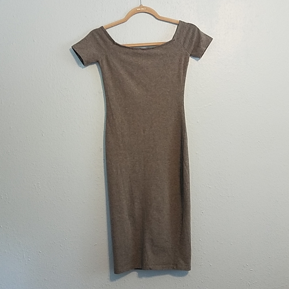 Grey Tube Dress - Picture 3 of 6